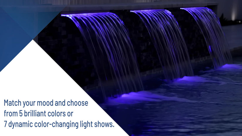 Pentair MagicFalls with LightCascade